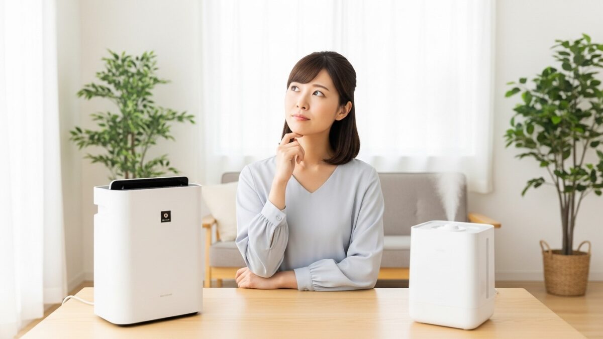 空気清浄機 加湿器違い0